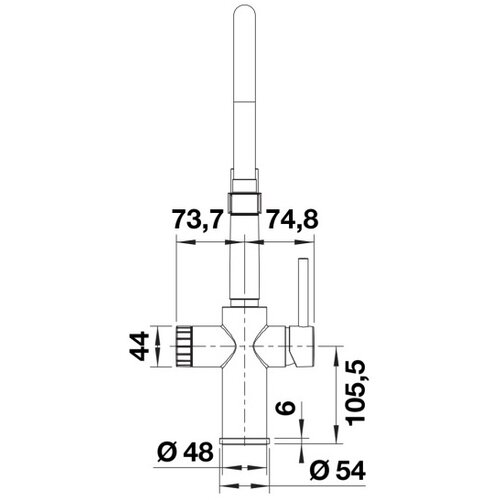 Blanco enoročna kuhinjska armatura s prho CATRIS-S Flexo, Črna mat (525793) Cene