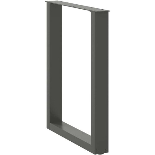 VidaXL Noge stolića za kavu U-oblika 3 kom antracit 70x(72-73)cm čelik Slike