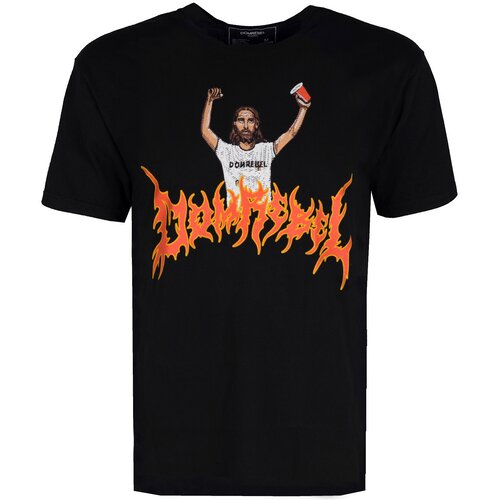 Domrebel Majice s kratkimi rokavi Party T-Shirt Črna Cene
