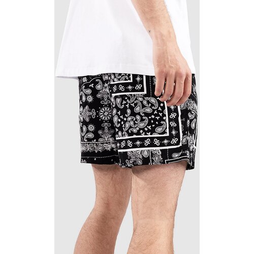 Ninth Hall Paisley Rayon Kratke hlace black Slike