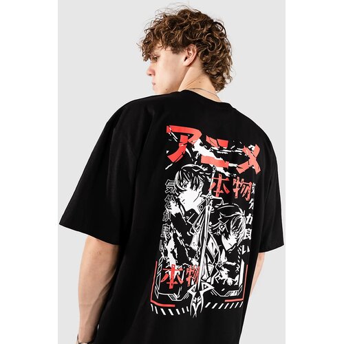 Redefined Rebel CCAnime Sword Oversized Fit T-shirt black Cene