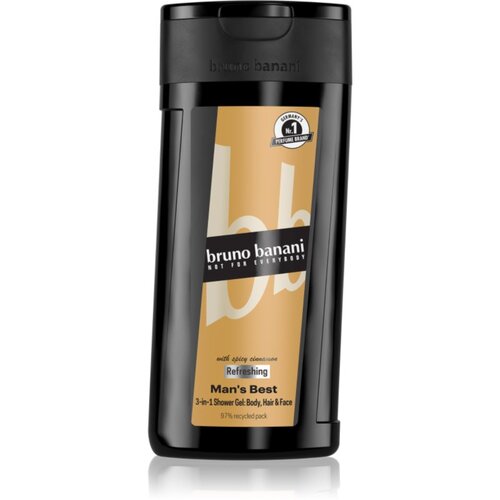 Bruno Banani Man&acute;s best with spicy cinnamon gel za tu&scaron;iranje 250 ml za mu&scaron;karce Cijene