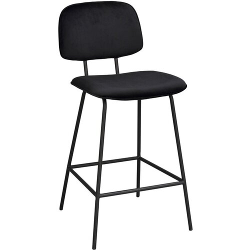 Rowico Crne barske stolice u kompletu od 2 kom 94 cm Bryan - Slike