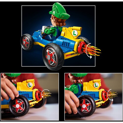 Lego Super Mario&amp;trade; - Mario Kart&amp;trade; &amp;ndash; Luigi in Mach 8 (72050) Slike