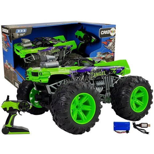 Buggy na daljinsko upravljanje 1:14 2.4G RC Big Wheels - zeleni Cijene