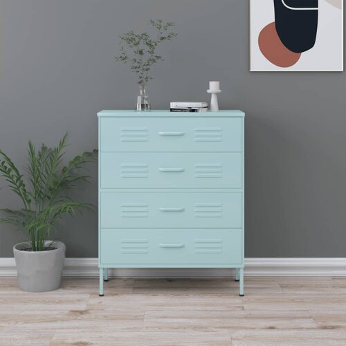 vidaXL predalnik mint zelena 80x35x101,5 cm jeklo Cene