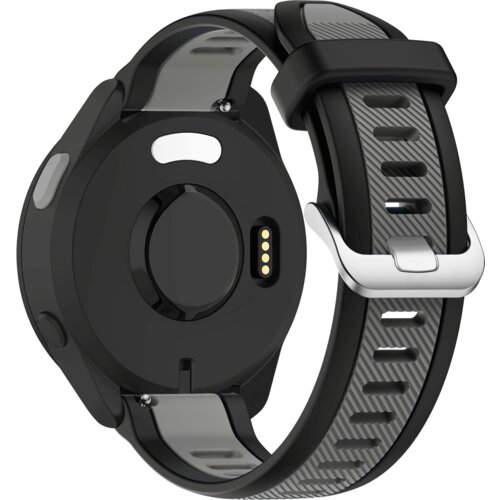 INF Silikonski pašček za pametne ure Garmin Black 20 mm, (21543074) Cene
