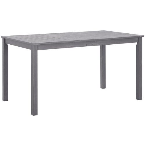  Vrtni stol sivi isprani 140 x 80 x 74 cm masivno bagremovo drvo Slike