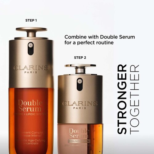 Clarins Double Serum Foundation pomlajevalni in posvetlitveni make-up odtenek M1C 30 ml Slike