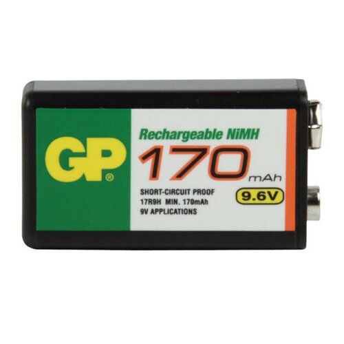 GP Batteries 9V (9,6) 170 mAh Ni-Mh polnilna GP baterija, (20438218) Cene
