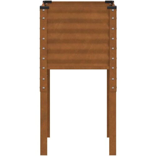 VidaXL Vrtna greda 45x45x88 cm vremensko odporno jeklo Slike