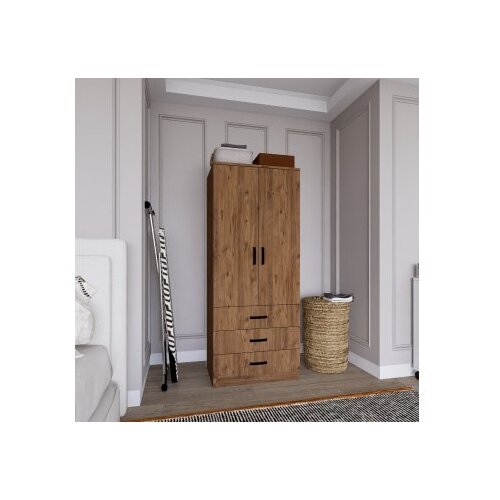 Hanah home Ormar Easy 1600-57, 60x174.8x47 cm, Smeđa Cene