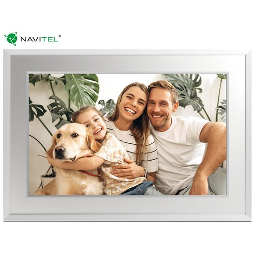 Navitel Pametni digitalni foto okvir FR101 PRO, 25,6 cm (10.1"), HD IPS, WIFI, bel, (5000311367) Cene