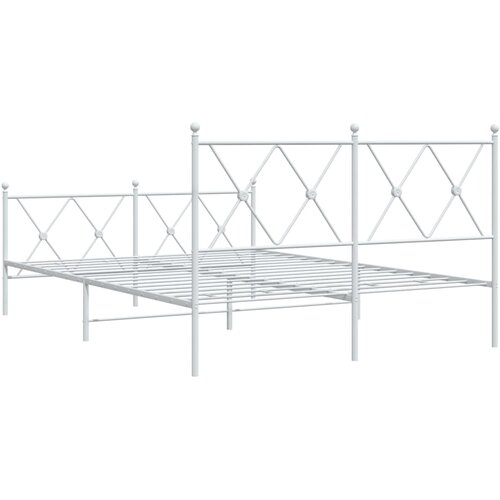  okvir kreveta uzglavlje i podnožje bijeli 137x190 cm Slike