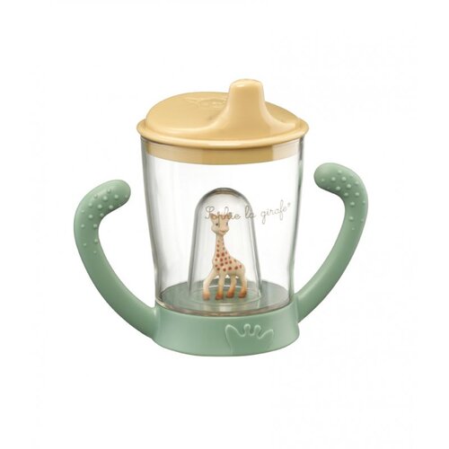 Sophie La Girafe Vulli Non-Drip Cup &amp;scaron;alica Beige 6m+ 180 ml Slike