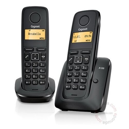 Gigaset A120 Duo bežični telefon Slike