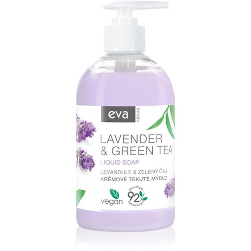 Eva Natura Lavender &amp;amp; Green Tea kremasto tekoče milo za roke 500 ml Slike