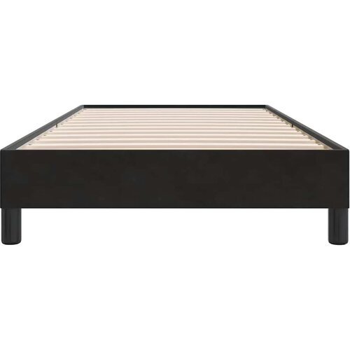 VidaXL Okvir kreveta bez madraca crni 80x210 cm bar&amp;scaron;un Slike