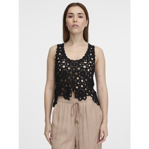 Orsay Black women&amp;#039;s crochet top - Women&amp;#039;s Slike