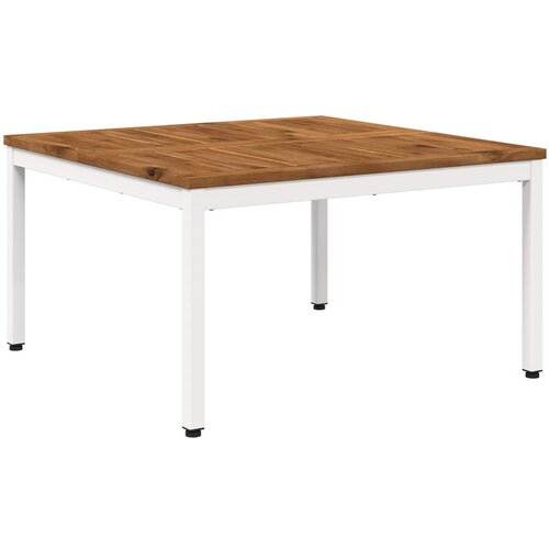 vidaXL Stolić za kavu Prirodna i bijela 80 x 80 5 x 45 cm - 80 x 80 5 x 45 cm Prirodna i bijela Cene