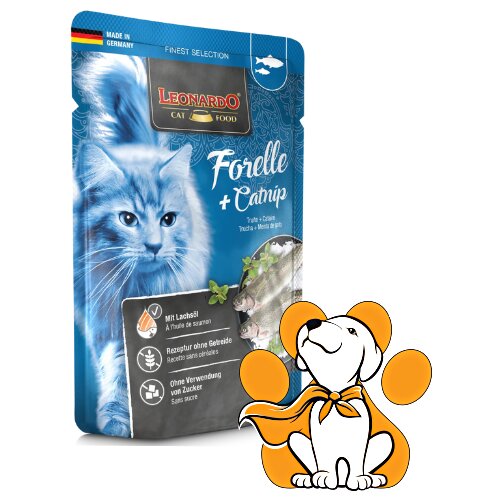Leonardo finest Selection Cat Trout 85g, Pastrmka Sa Dodatom Mačijom Travom Cene