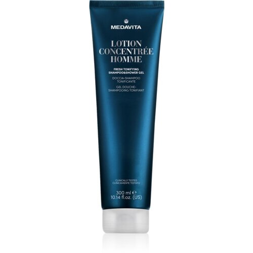 Medavita Lotion Concentree Homme Fresh Tonifying Shampoo &amp;amp; Shower Gel gel za prhanje in &amp;scaron;ampon 2v1 300 ml Slike