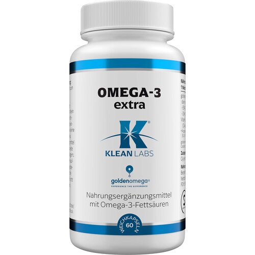 KLEAN LABS Omega-3 extra - 60 mehk. kaps. Slike