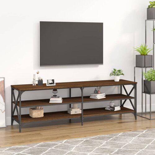 vidaXL TV ormarić Smeđi hrast 160x40x50 cm konstruirano drvo Cijene