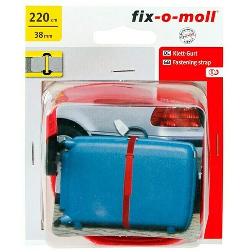Fix-o-moll pojas sa čičkom maxi xl (220 cm x 38 mm, crvene boje)