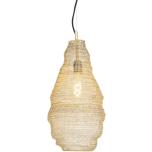 QAZQA Orientalska viseča svetilka zlata - Nidum Rombo