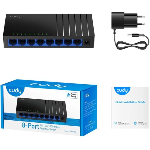 Switch Cudy 8-Port Gigabit Desktop Ethernet GS108D Cijene