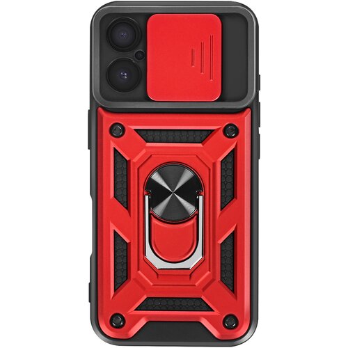Oem Mayaxess, Ovitek za iPhone 17 z drsnim pokrovom kamere in magnetnim obročem, Rdeča, (5000193320) Cene