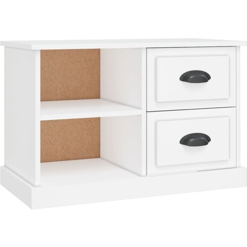 Maison Chic TV omarica - TV stojalo - Televizijska omarica bela 73x35,5x47,5 cm inženirski les, (21702419) Cene