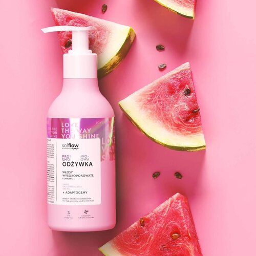 SoFlow High Porosity krepilni balzam za lomljive in izčrpane lase 400 ml Slike