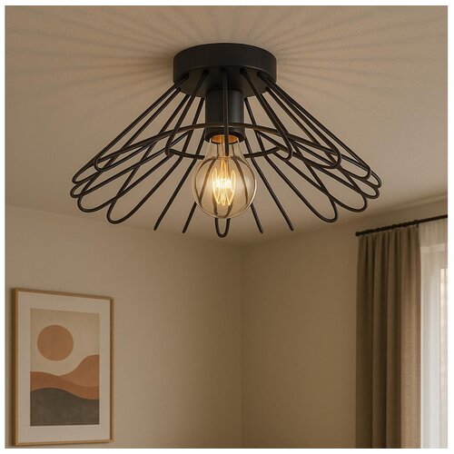 ONLI - Plafonska svetiljka DUCCIO 1xE27/22W/230V prečnik 60 cm crna Cene