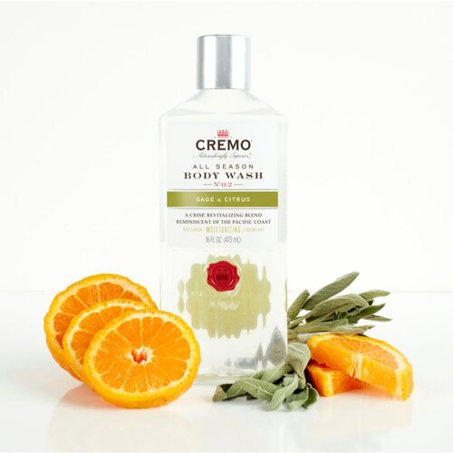 Cremo Sage and Citrus Body Wash čistilni gel za prhanje za mo&amp;scaron;ke 475 ml Slike