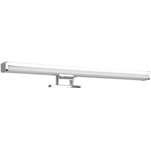 Tri O LED zidna svjetiljka u sjajnoj srebrnoj boji (duljina 40 cm) Lino - Slike