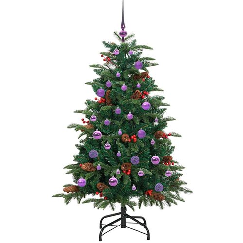 VidaXL Umjetno božićno drvce Zelena 150 cm PVC i Metal i Plastika Slike