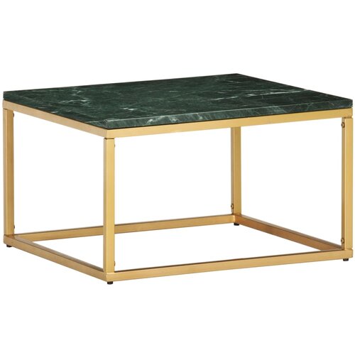 Furnova Klubska mizica zelena 60x60x35 cm kamen z marmorno teksturo, (21913291) Slike