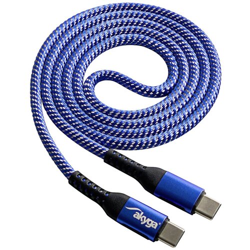 Akyga USB kabel USB-C&reg; vtič\, USB-C&reg; vtič 1.00 m modra AK-USB-37, (20578028) Cene