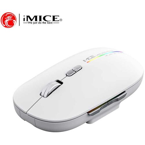  BEZICNI MIS G901 LED PUNJIVI I BLUETOOTH NECUJNI 2.4G IMICE BIJELI Slike