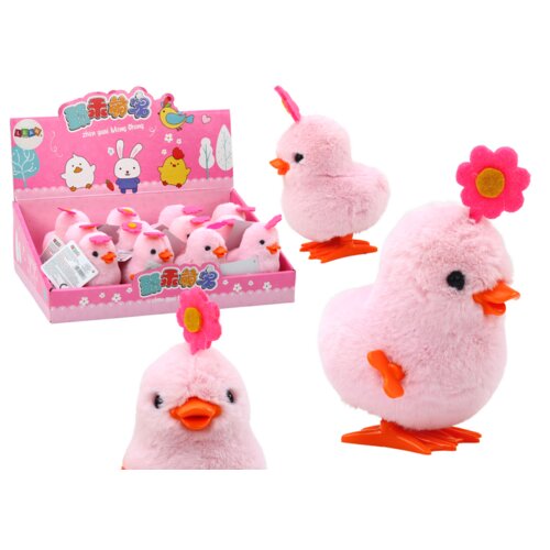  Jumping Hen Wind-up Hen With Flower Cene