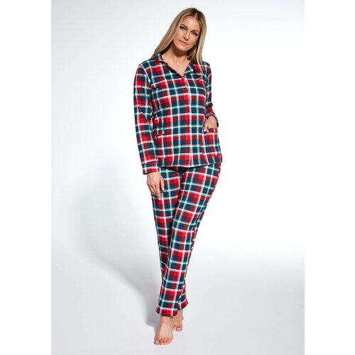 Cornette Women's pyjamas 482/369 Roxy S-2XL navy blue-red Cene