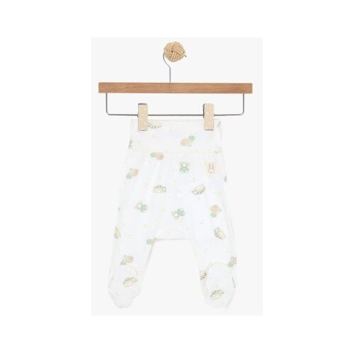Just kiddin baby otroške dolge hlače s stopali dream garden animals Cene