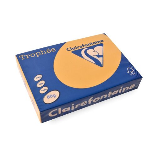 Claire, kopirni papir, A4, 80g, zlatno - žuta, 500K ( 486209 ) Slike