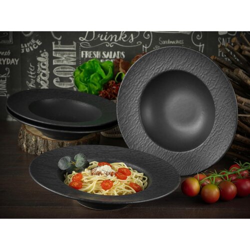 Creatable Set Krožnikov Za Testenine Schiefer Black, 4-Delni Slike