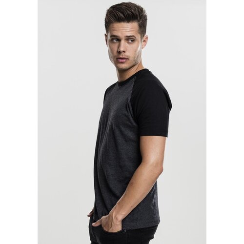 UC Men Raglan contrast t-shirt cha/blk Cene