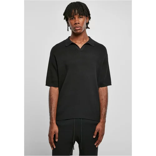 UC Men Ribbed Oversized Shirt black
