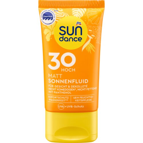 sundance Matt fluid za zaštitu od sunca za lice i dekolte SPF 30 50 ml Cene
