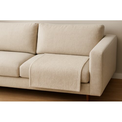 DEKOR DOM Fleker Natura 70x70cm, Ivory Slike